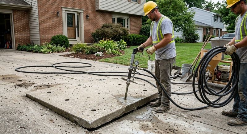 Concrete Slab Jacking in Columbus, OH