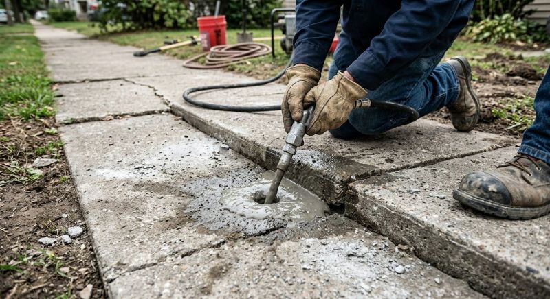 Sunken Sidewalk Repair in Miami Dade County, FL